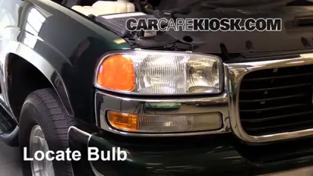 2004 GMC Yukon SLT 5.3L V8 Luces Faro delantero (reemplazar foco)